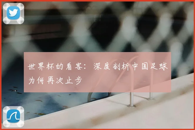 世界杯的看客：深度剖析中国足球为何再次止步